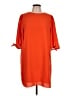 Mossimo 100% Polyester Orange Casual Dress Size L - photo 1