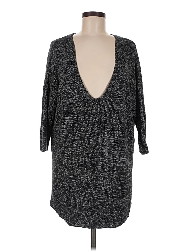Pre-owned Express Casual Dress In Gray