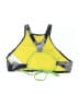 Arena 100% Polyester Graphic Gray Black Swimsuit Top Size L - photo 2