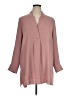 Chico's 100% Polyester Pink 3/4 Sleeve Blouse Size XL (3) - photo 1