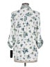 A. Byer 100% Polyester Floral Ivory 3/4 Sleeve Blouse Size M - photo 2