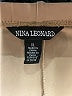 Nina Leonard Solid Tan Casual Pants Size XL - photo 4