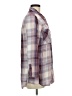 Mudd 100% Cotton Plaid Purple Long Sleeve Button-Down Shirt Size M - photo 4