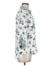 A. Byer 100% Polyester Floral Ivory 3/4 Sleeve Blouse Size M - photo 4