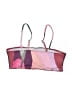 Unbranded Graphic Multi Color Pink Swimsuit Top Size S - photo 2