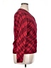 Karen Scott Plaid Red Cardigan Size XL - photo 4