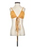 Tiger Mist 100% Polyester Yellow Sleeveless Top Size XS - photo 1