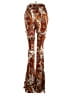 retrofête Paisley Brown Casual Pants Size XS - photo 2