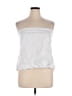 L Space 100% Linen White Sleeveless Blouse Size XL - photo 1