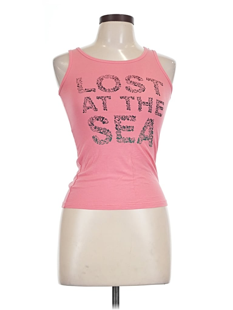 Pre-owned Assorted Brands Sleeveless T-shirt In Pink