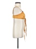Tiger Mist 100% Polyester Yellow Sleeveless Top Size XS - photo 4