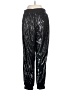 White House Black Market 100% Polyester Metallic Silver Casual Pants Size S - photo 2