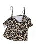 Beachsissi Animal Print Brown Swimsuit Top Size L - photo 1