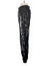 White House Black Market 100% Polyester Metallic Silver Casual Pants Size S - photo 5