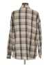 The Nines Plaid Tan Long Sleeve Button-Down Shirt Size M - photo 2