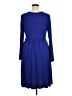 DB Moon Solid Blue Casual Dress Size XL - photo 2