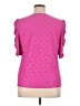 CeCe Pink Short Sleeve Blouse Size XL - photo 2