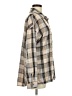 The Nines Plaid Tan Long Sleeve Button-Down Shirt Size M - photo 4