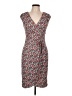 Nanette Lepore 100% Polyester Print Brown Cocktail Dress Size 10 - photo 1