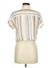 Thread & Supply Stripes Ivory Short Sleeve Blouse Size M - photo 2