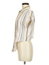 Thread & Supply Stripes Ivory Short Sleeve Blouse Size M - photo 5