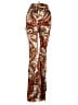 retrofête Paisley Brown Casual Pants Size XS - photo 1