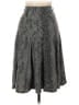 Lapis Chevron-herringbone Gray Casual Skirt Size M - photo 1
