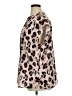 ELOQUII Animal Print Brown Short Sleeve Blouse Size 14 Plus - photo 5