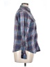 Chaps 100% Cotton Plaid Blue Long Sleeve Button-Down Shirt Size XL - photo 4