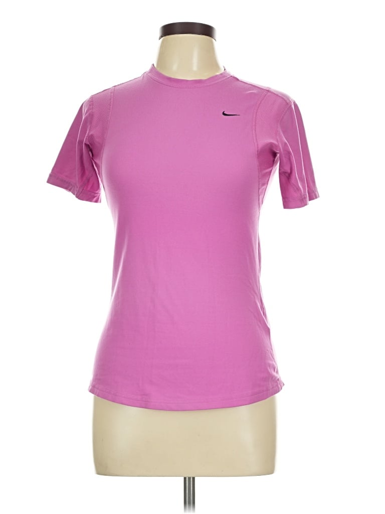 Pre-owned Nike Active T-shirt In Pink