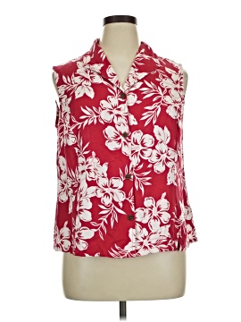 Caribbean Joe Sleeveless Button Down Shirt