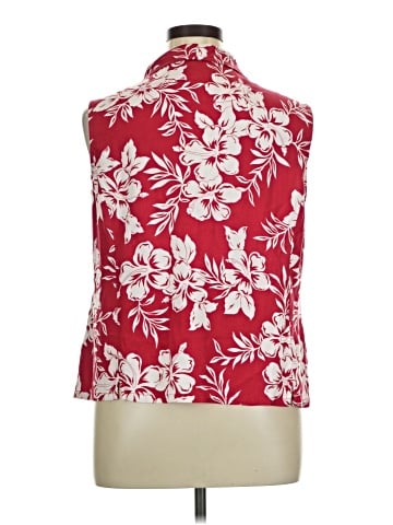 Caribbean Joe Sleeveless Button-Down Shirt (view 2)