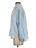 Blank NYC Blue Long Sleeve Button-Down Shirt Size S - photo 5