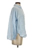 Blank NYC Blue Long Sleeve Button-Down Shirt Size S - photo 4