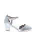 Badgley Mischka Silver Heels Size 4 - photo 1