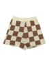The native one Checkered-gingham Brown Shorts Size M - photo 2