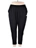 Adidas 100% Polyester Solid Black Active Pants Size 3X - photo 1