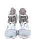 Badgley Mischka Silver Heels Size 4 - photo 2