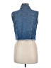 Free Assembly Blue Denim Vest Size M - photo 2