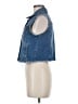 Free Assembly Blue Denim Vest Size M - photo 5