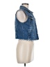 Free Assembly Blue Denim Vest Size M - photo 4