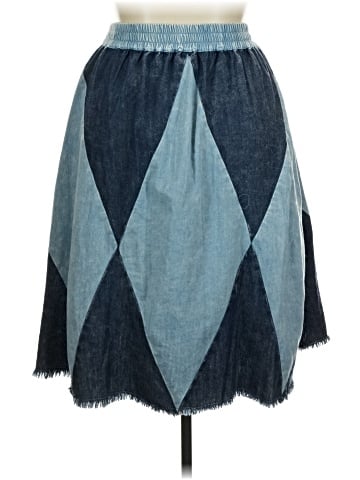 Ashley Stewart Denim Skirt (view 2)
