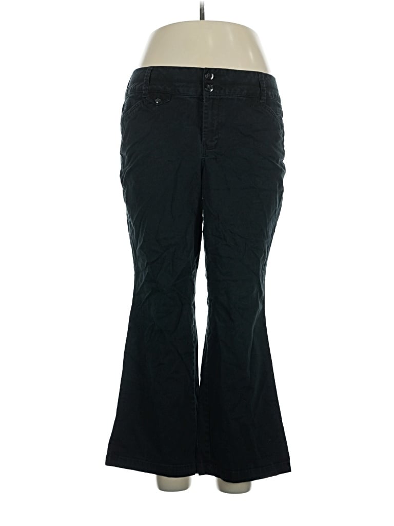 Pre-owned Lane Bryant Dress Pants In Black