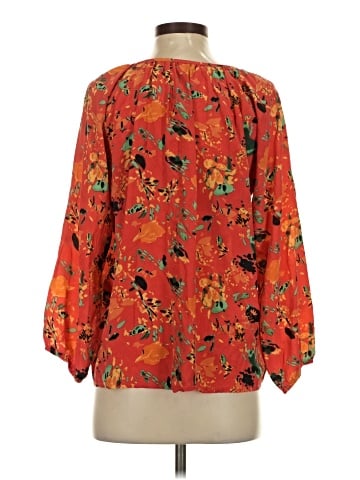 Bayla Jane 3/4 Sleeve Silk Top (view 2)