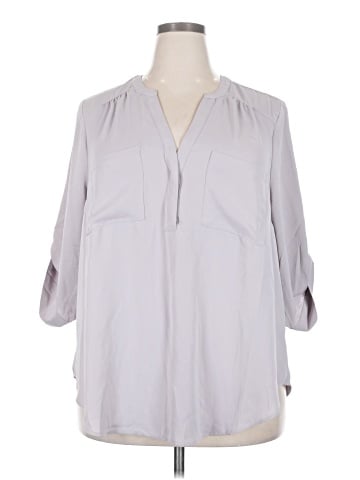Torrid 3/4 Sleeve Blouse (view 1)