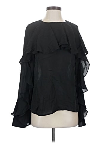 Veronica Beard 3/4 Sleeve Silk Top (view 1)