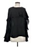 Veronica Beard 100% Silk Black 3/4 Sleeve Silk Top Size 4 - photo 1