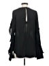 Veronica Beard 100% Silk Black 3/4 Sleeve Silk Top Size 4 - photo 2