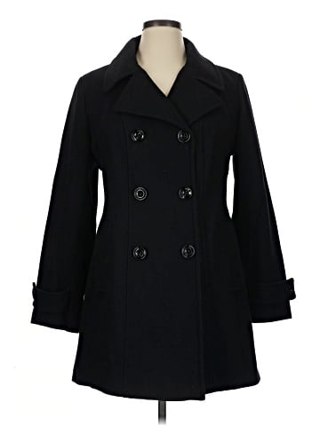 Anne Klein Wool Coat (view 1)