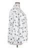 41Hawthorn 100% Polyester Print Ivory Long Sleeve Blouse Size 2X - photo 4